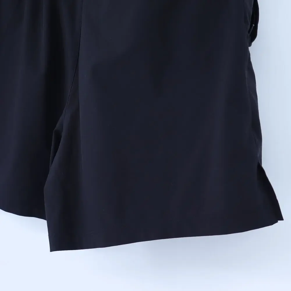 Alo Yoga Stride Shorts Black Anthracite Linerless Pull On Active Women's S